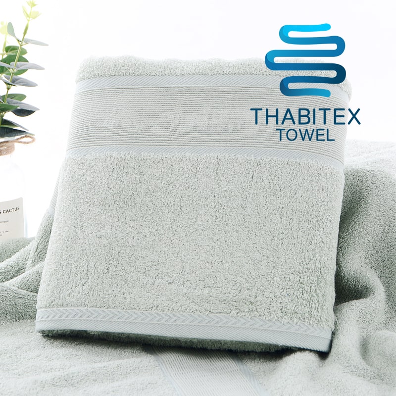 Bamboo fiber bath towel